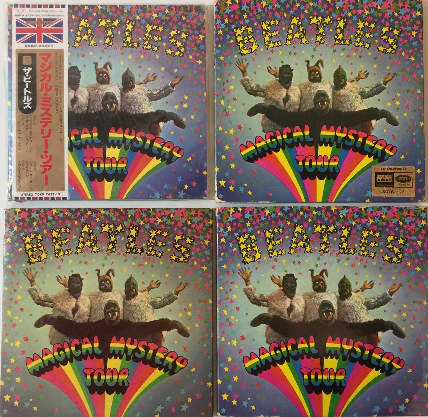 Lot 49 - THE BEATLES - MAGICAL MYSTERY TOUR (4 DIFFERENT COPIES)