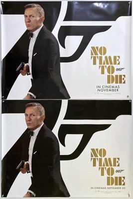 Lot 124 - JAMES BOND - NO TIME TO DIE UK QUAD POSTERS.