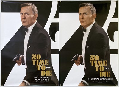 Lot 124 - JAMES BOND - NO TIME TO DIE UK QUAD POSTERS.