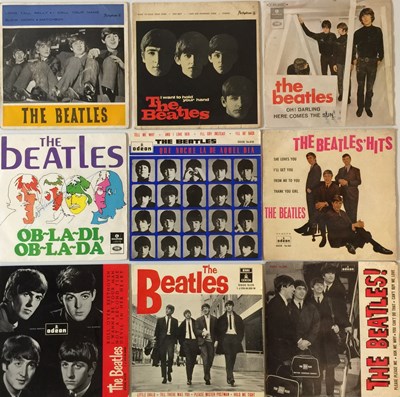 Lot 50 - THE BEATLES - SPANISH & PORTUGUESE 7'' COLLECTION