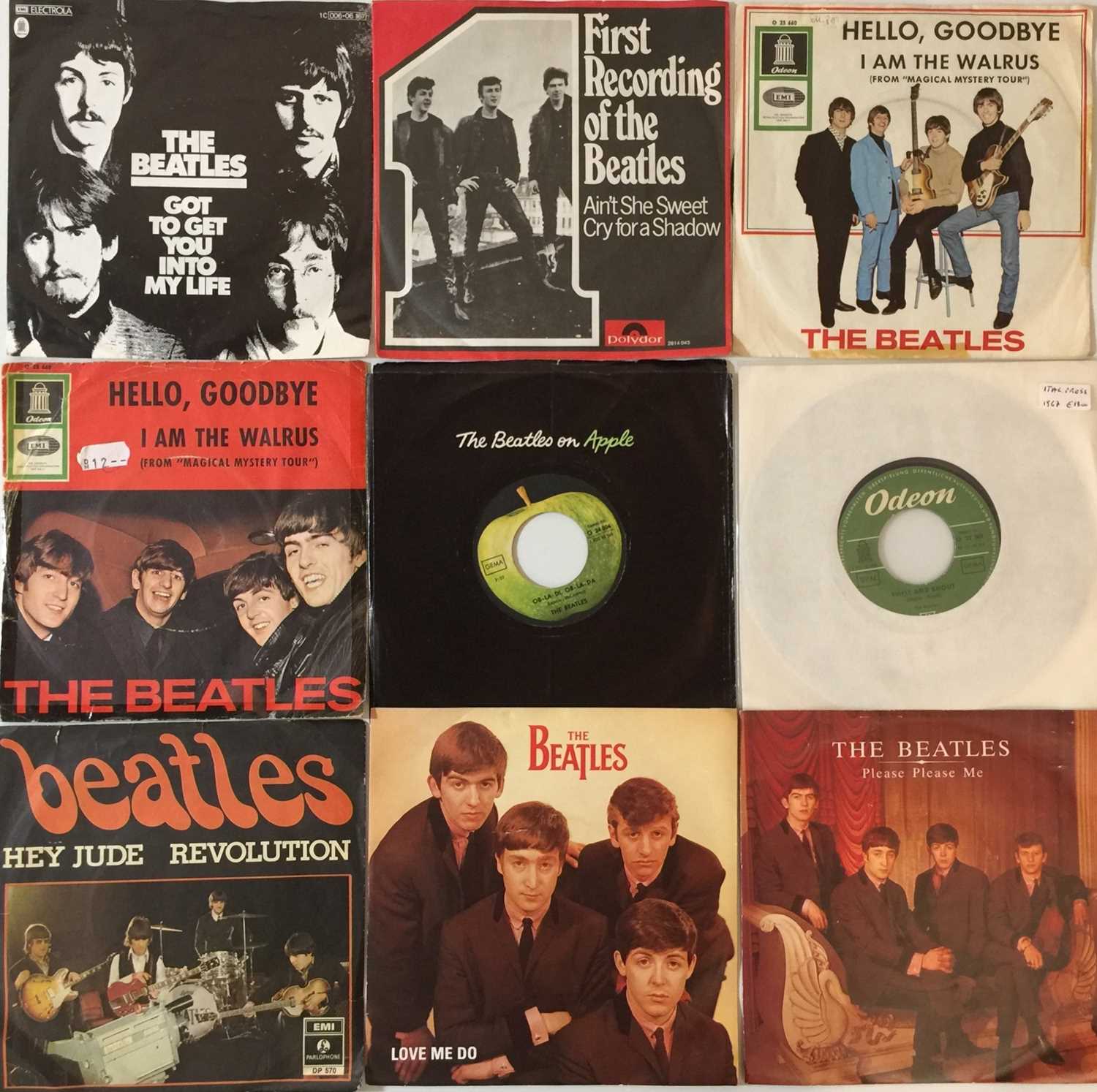 Lot 51 - THE BEATLES - RARITIES & EUROPEAN 7''