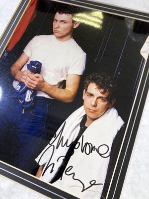 Lot 295 - THE PET SHOP BOYS - TWO SIGNED PHOTOGRAPHS.