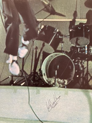 Lot 494 - THE JAM - A POSTER SIGNED BY RICK BUCKLER  / BRUCE FOXTON.