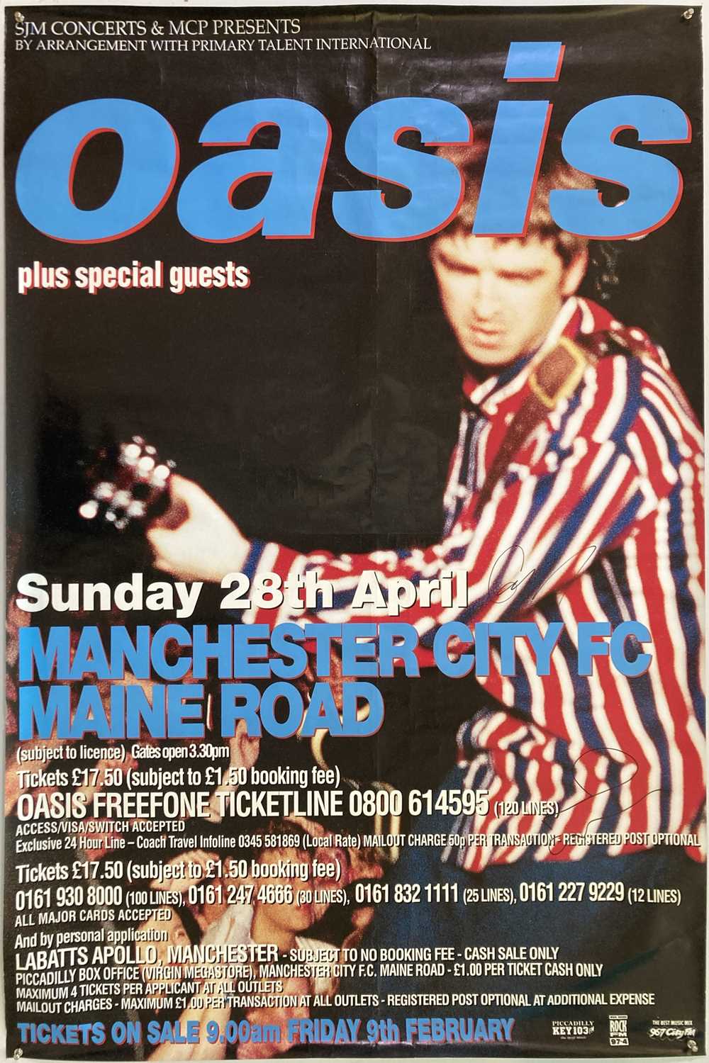 Lot 458 - OASIS POSTERS INC MAINE RD SIGNED.