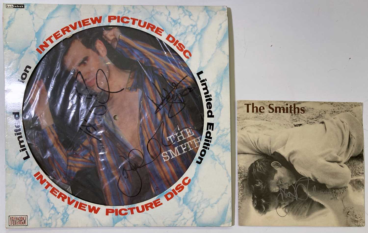 Lot 487 - THE SMITHS - SIGNED LPS.