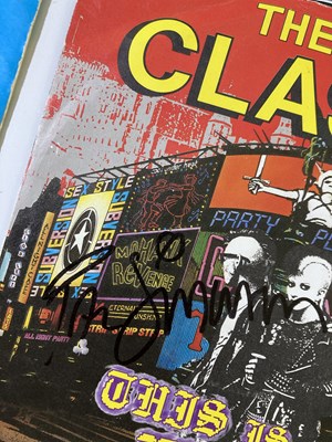 Lot 300 - THE CLASH - LPS / 7" SIGNED BY PAUL SIMONON.