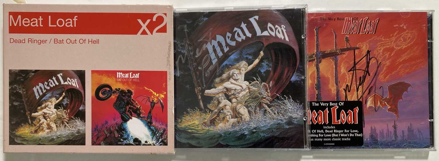 Lot 301 - MEAT LOAF - SIGNED CDS.