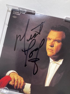 Lot 301 - MEAT LOAF - SIGNED CDS.