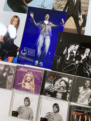 Lot 303 - POPSTARS - SIGNED PHOTOGRAPHS / CDS INC THE SMITHS.
