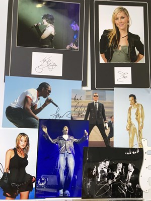 Lot 303 - POPSTARS - SIGNED PHOTOGRAPHS / CDS INC THE SMITHS.