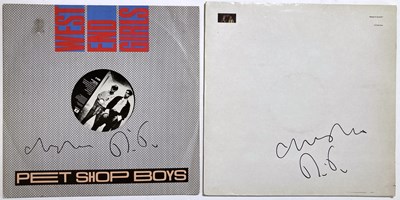 Lot 305 - THE PET SHOP BOYS - SIGNED RECORDS.