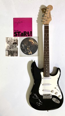 Lot 496 - THE JAM - SIGNED ITEMS.