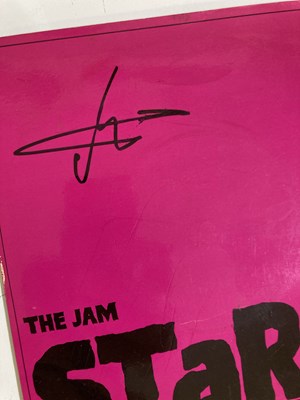 Lot 496 - THE JAM - SIGNED ITEMS.