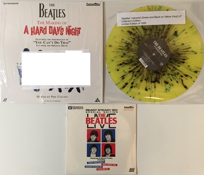 Lot 54 - THE BEATLES - 7''/LASER DISC/FLEXI/CD COLLECTION