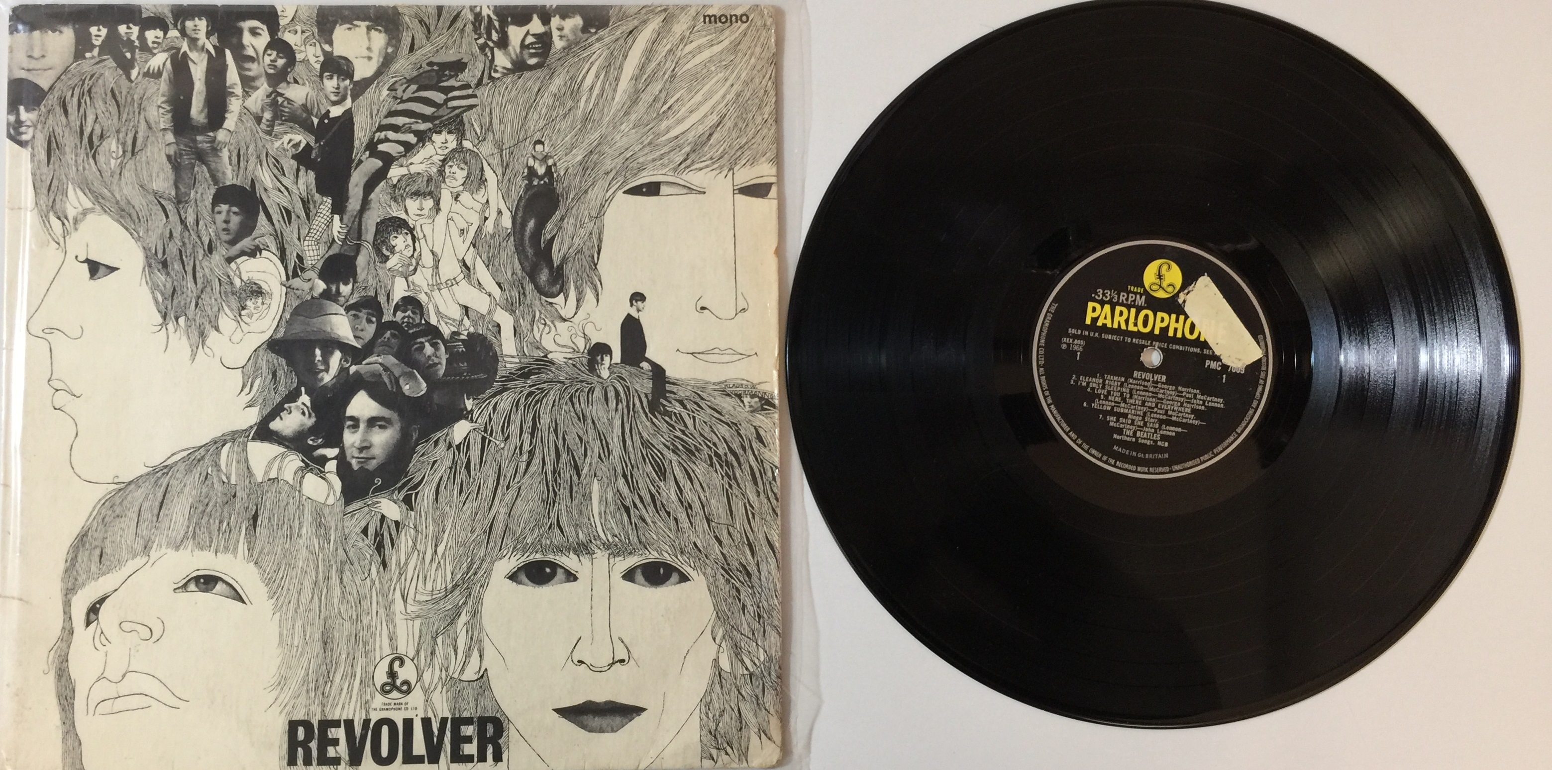 Lot 57 THE BEATLES RUBBER SOUL/REVOLVER/SGT