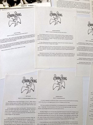 Lot 77 - PRESS KIT ARCHIVE - SWAN SONG - AN ORIGINAL PRETTY THINGS PRESS PACK.