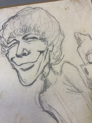 Lot 469 - THE ROLLING STONES - ORIGINAL CARICATURES BY BOB GIBSON.