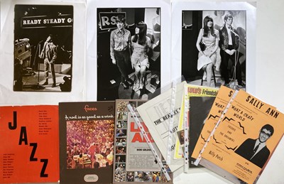 Lot 91 - 1960S STARS - READY STEADY GO PHOTO PRINTS / SHEET MUSIC AND MORE.