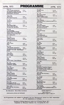 Lot 145 - 1960S MARQUEE CLUB FLYERS INC FREE .