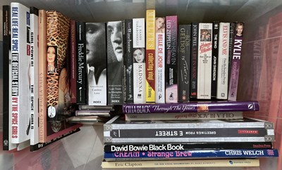 Lot 128 - ROCK/POP RELATED BOOKS.