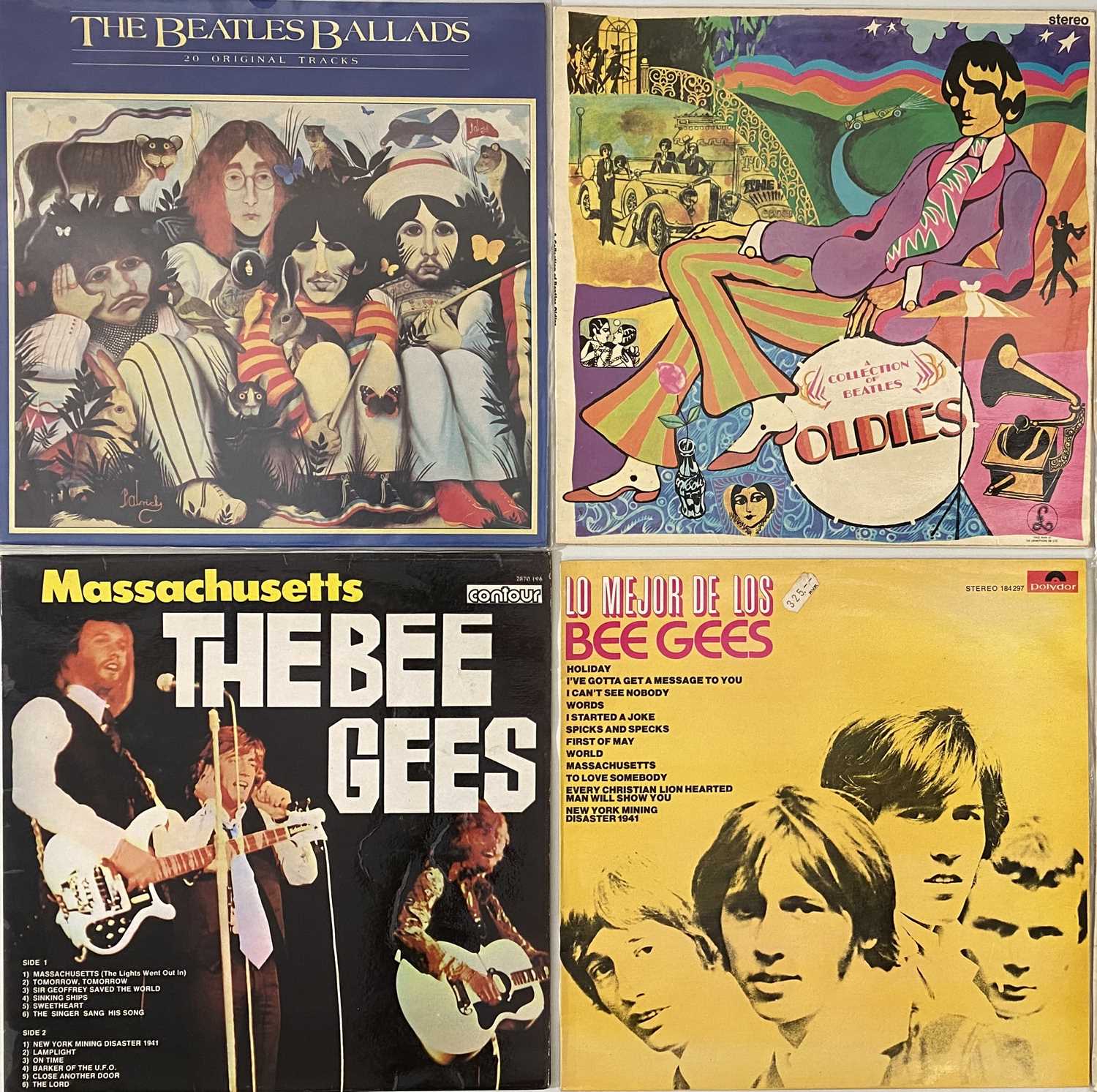 Lot 847 - BEATLES/ BEACH BOYS/ BEE GEES - LP PACK