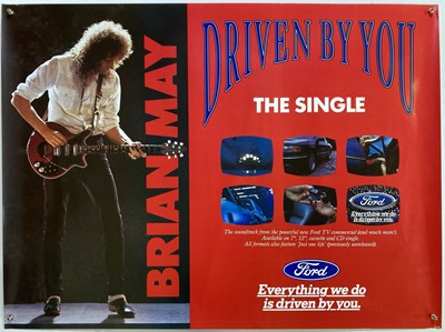 Lot 227 - BRIAN MAY  / QUEEN - FORD 'DRIVEN BY YOU' POSTER, MULTIPLE COPIES.