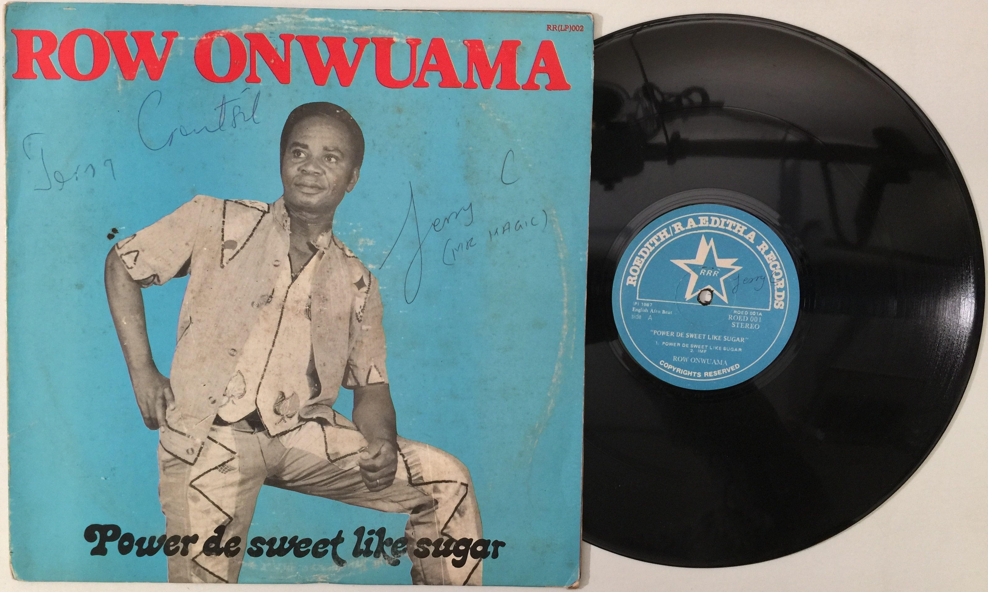 Lot 774 ROW ONWUAMA POWER DE SWEET LIKE SUGAR LP