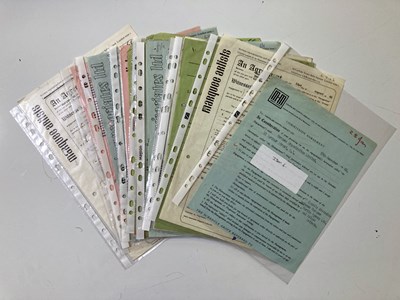 Lot 154 - MARQUEE CLUB CONTRACTS - 1960S.