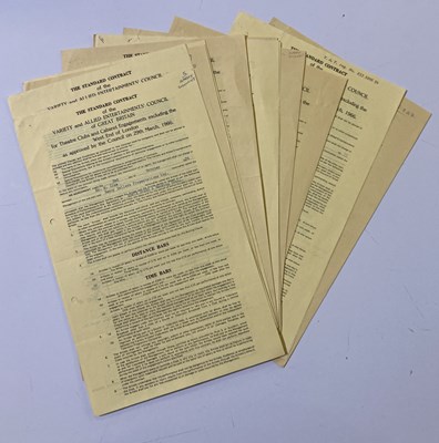Lot 157 - PERFORMANCE CONTRACTS  - 1970S SOUL INC FOUR TOPS.