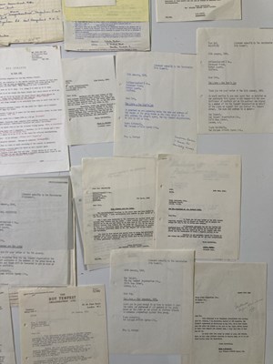 Lot 159 - 1960S CLUB CONTRACTS AND CORRESPONDENCE INC DAVID BOWIE.