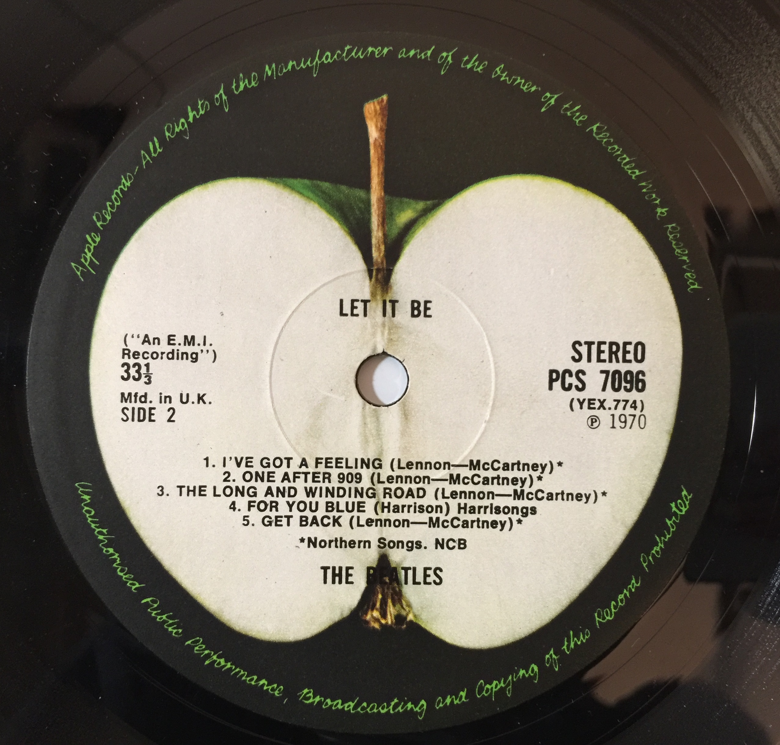 Lot 70 THE BEATLES LET IT BE ORIGINAL UK LP SET Lot 70 THE BEATLES LET IT BE ORIGINAL UK LP SET