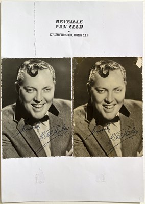 Lot 388 - BILL HALEY AUTOGRAPH.