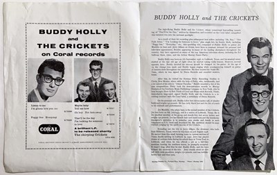 Lot 389 - BUDDY HOLLY AND THE CRICKETS - A RARE 1958 TOUR PROGRAMME.