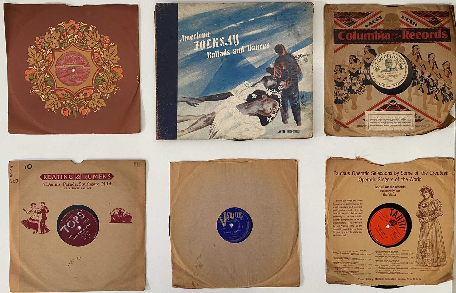 Lot 925 - FOLK / WORLD / JAZZ - 78 RPM COLLECTION