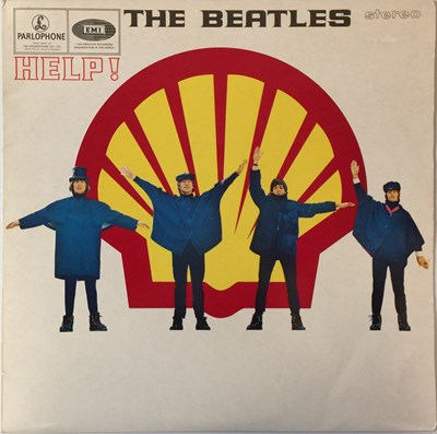 Lot 73 - THE BEATLES - HELP LP (SWEDISH 'SHELL' COVER - WITH PROMOTIONAL NEWSPAPER, 5C 062-04257)