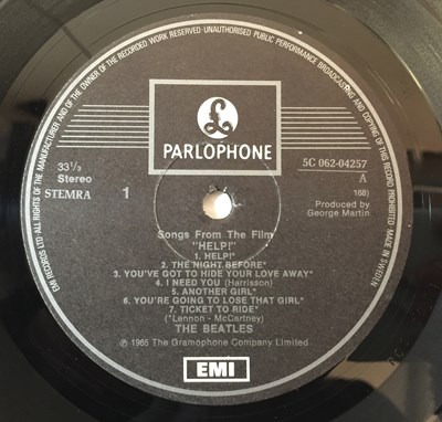 Lot 73 - THE BEATLES - HELP LP (SWEDISH 'SHELL' COVER - WITH PROMOTIONAL NEWSPAPER, 5C 062-04257)