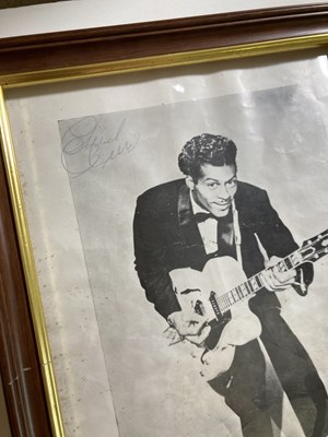 Lot 393 - ROCK AND ROLL AUTOGRAPHS - HALEY / BERRY / LITTLE RICHARD.