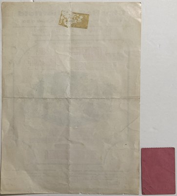 Lot 438 - JIMI HENDRIX - HANDBILL AND TICKET FOR A 1967 CONCERT