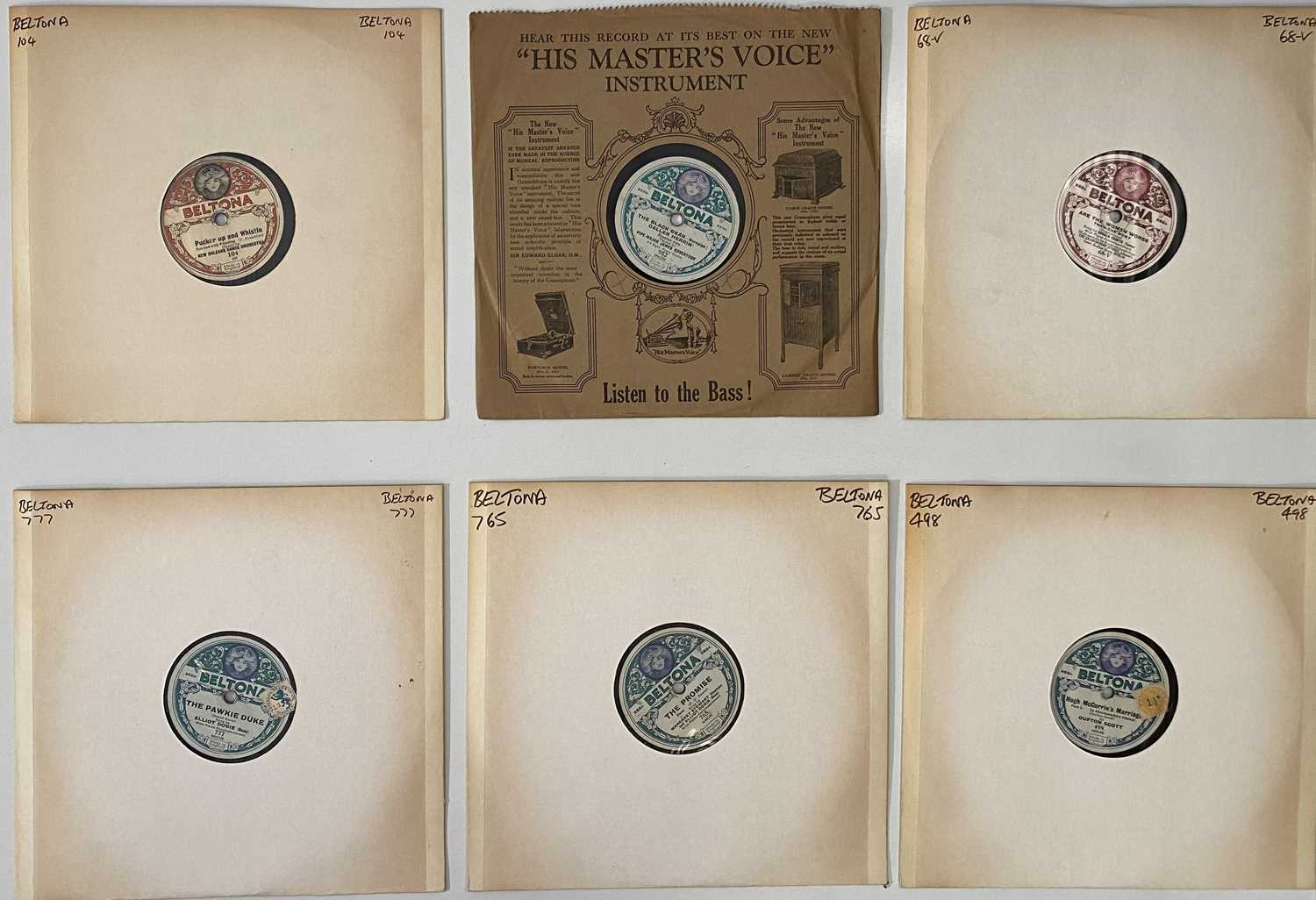 Lot 931 - 78 RPM COLLECTION - BELTONA LABEL