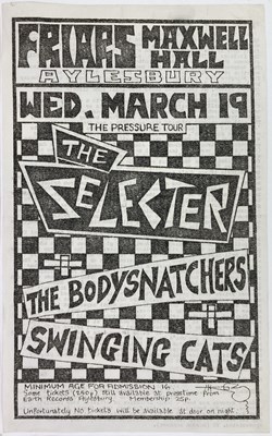 Lot 169 - THE FRIARS AYLESBURY - FLYER ARCHIVE - SKA/MOD.