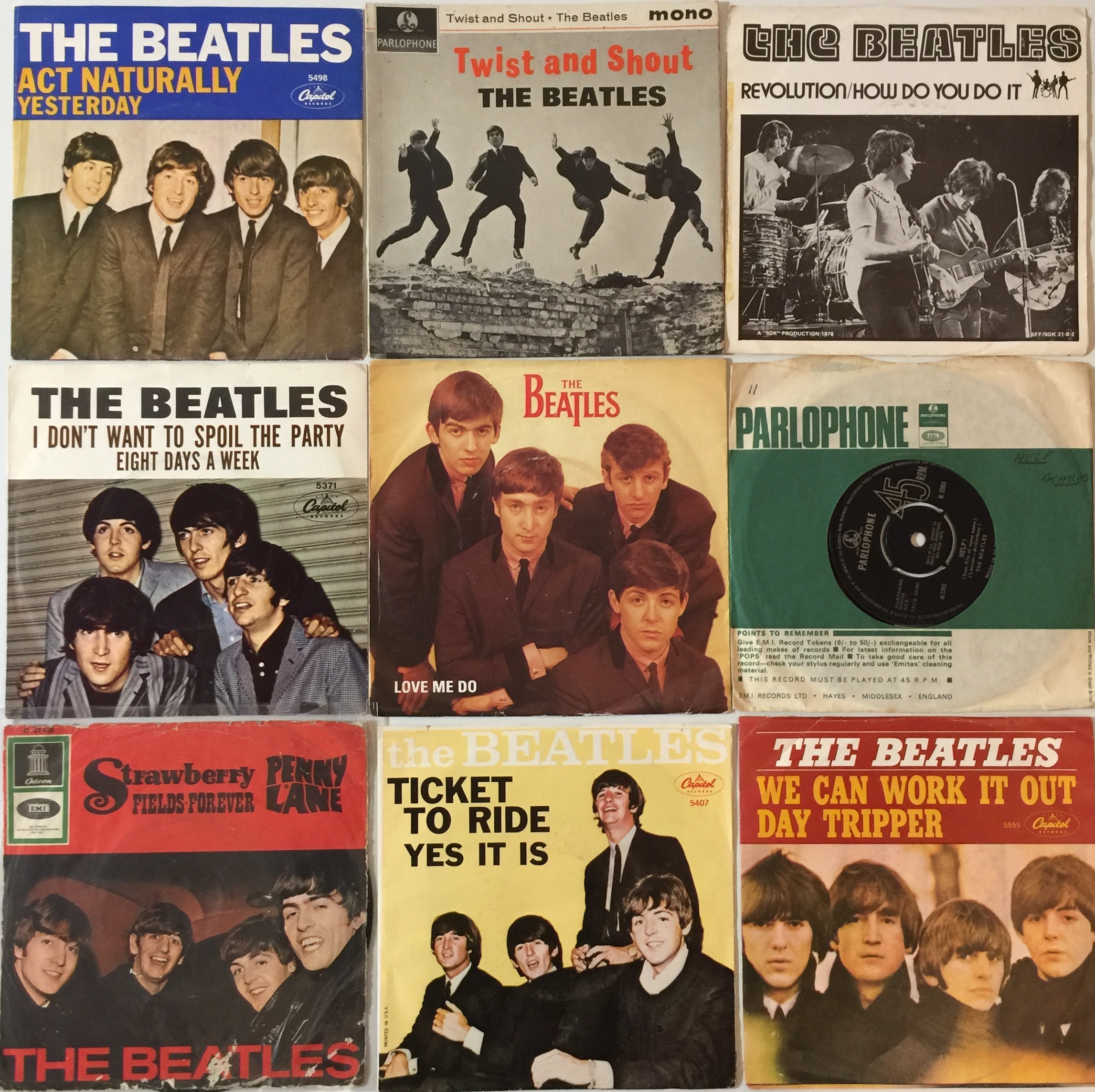 Lot 76 - THE BEATLES - 7''/EP COLLECTION