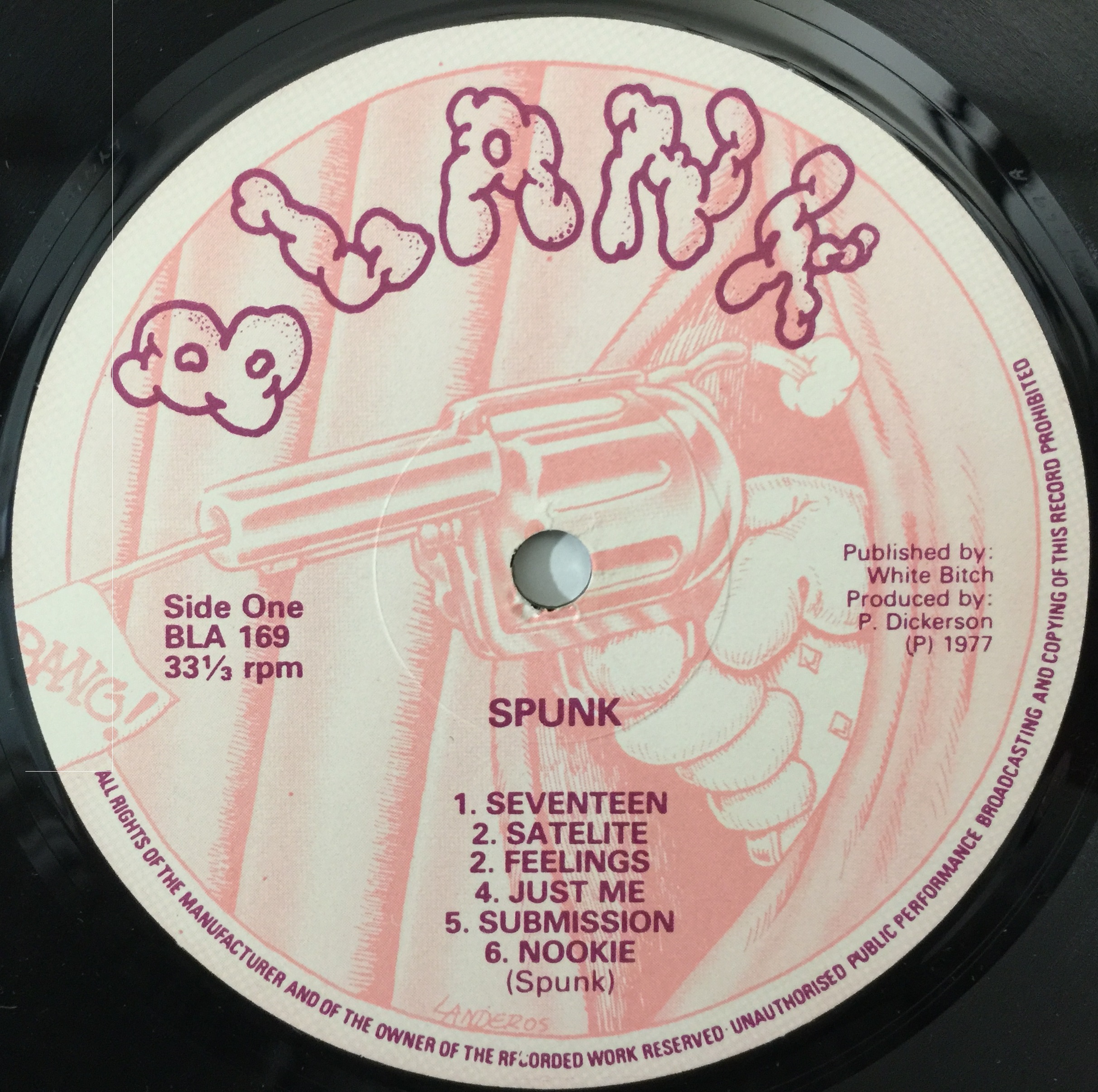 Lot 789 - SEX PISTOLS - SPUNK LP (ORIGINAL UK PRIVATE