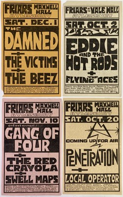 Lot 174 - THE FRIARS AYLESBURY - FLYER ARCHIVE - THE DAMNED AND MORE.