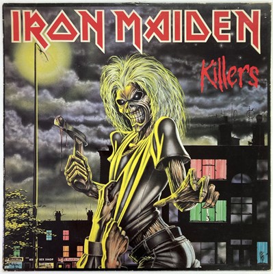 Lot 319 - IRON MAIDEN - A SIGNED LP.