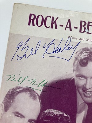 Lot 397 - BILL HALEY - SIGNED SHEET MUSIC.