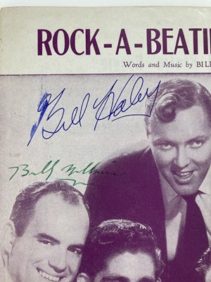 Lot 399 - BILL HALEY - SIGNED SHEET MUSIC.