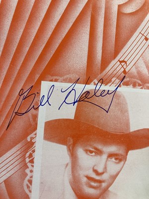 Lot 396 - BILL HALEY - THREE SIGNED PIECES OF SHEET MUSIC.