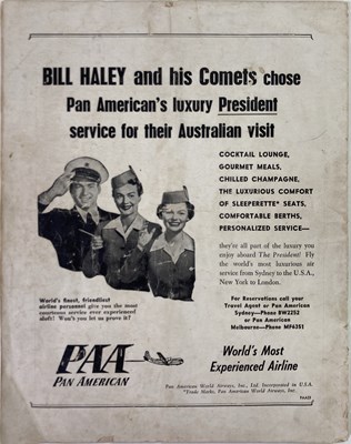 Lot 406 - BILL HALEY - SIGNED CONCERT PROGRAMME.