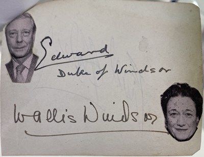 Lot 407 - BILL HALEY / EDWARD DUKE OF WINDSOR AND WALLIS SIMPSON.