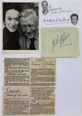 Lot 407 - BILL HALEY / EDWARD DUKE OF WINDSOR AND WALLIS SIMPSON.